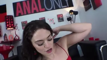 Anal Only - Rough nailing along with beautiful brunette